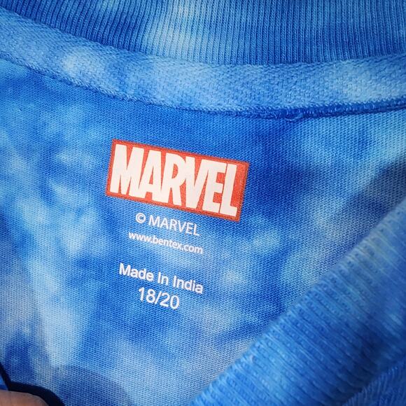 Captain America long sleeve shirt kids size 18/20 - Picture 4 of 6